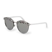 Dior Metallram Platta Linser Solglasögon UV-skydd Gray, Dam