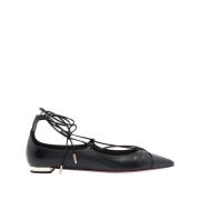 Aquazzura Svarta platta skor Black, Dam