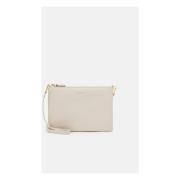 Coccinelle Mini Läder Crossbody Väska White, Dam