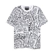 Versace Jeans Couture Herr T-shirts & Polos i Svart Multicolor, Herr