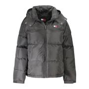 Tommy Hilfiger Svart jacka med avtagbar huva Black, Dam