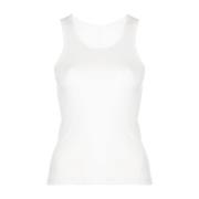 Wardrobe.nyc Räfflad Tank Top White, Dam