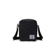 Herschel Svart Crossbody Väska med Justerbar Rem Black, Unisex