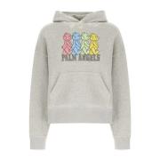 Palm Angels Stiligt Sweatshirt för Män Gray, Herr