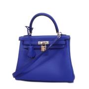 Hermès Vintage Pre-owned Laeder handvskor Blue, Dam