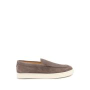 Brunello Cucinelli Modernt Mocka Sneakers med Avslappnad Stil Brown, H...