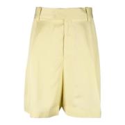 Jil Sander Viskos Bermuda Shorts Green, Dam