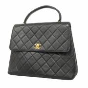 Chanel Vintage Pre-owned Laeder chanel-vskor Black, Dam