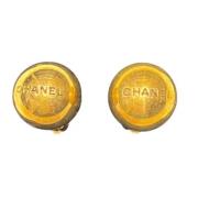 Chanel Vintage Pre-owned Tyg rhngen Yellow, Dam