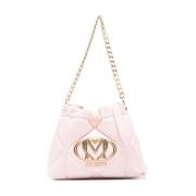 Love Moschino Stilren Dam Skulderväska Pink, Dam