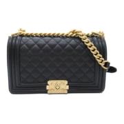 Chanel Vintage Pre-owned Laeder axelremsvskor Black, Dam