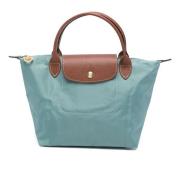 Longchamp Original Hopfällbar Toteväska Blue, Dam