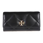 Tory Burch Diamant Quilt Flap Plånbok Black, Dam