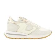 Philippe Model Stiliga Tropez Haute Low Sneakers Beige, Dam