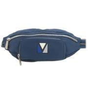 Louis Vuitton Vintage Pre-owned Nylon crossbodyvskor Blue, Dam