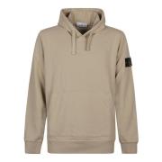 Stone Island Casual Hooded Sweatshirt för män Beige, Herr