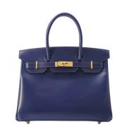 Hermès Vintage Pre-owned Laeder handvskor Blue, Dam