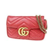 Gucci Vintage Pre-owned Laeder gucci-vskor Red, Dam