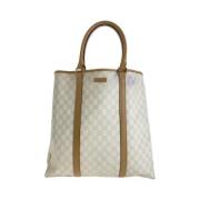 Gucci Vintage Pre-owned Canvas totevskor Beige, Dam