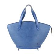 Louis Vuitton Vintage Pre-owned Laeder louis-vuitton-vskor Blue, Dam