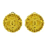 Chanel Vintage Pre-owned Guld chanel-smycken Yellow, Dam