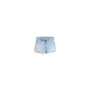 Levi's Kvinnor 501 High Rise Distressed Denim Shorts Blue, Dam