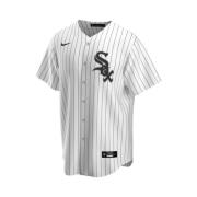 Nike Vit Randig MLB Baseballtröja White, Herr