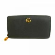 Gucci Vintage Pre-owned Laeder plnbcker Black, Dam