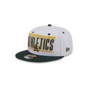 New Era Vit Athletics Retro Title Keps White, Herr