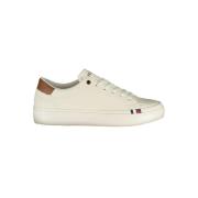 Tommy Hilfiger Vita Herr Sneakers Stiligt Uttalande White, Herr