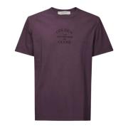 Golden Goose Journey Regular T-shirt i Gauze Purple, Herr