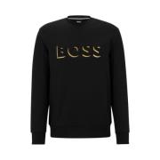 Hugo Boss Sweatshirts Black, Herr