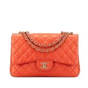 Chanel Vintage Pre-owned Laeder chanel-vskor Orange, Dam