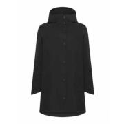 RRD Svart Vattenavvisande Parka med Huva Black, Dam