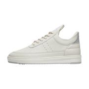 Filling Pieces Låg Top Bianco All Off White White, Unisex