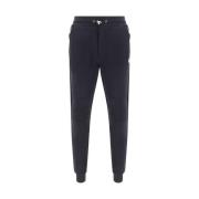 Philipp Plein Bomull Jogger Sweatpants med Panel Design Black, Herr