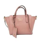 Gucci Vintage Pre-owned Laeder axelremsvskor Pink, Dam