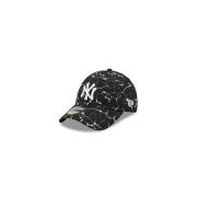 New Era Svart Yankees Marmor Keps 9Forty Black, Herr