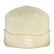 Fila Vit Herr Broderad Logo Beanie White, Herr