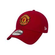 New Era Röd Manchester United Grundläggande Keps Red, Herr