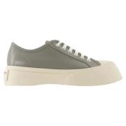 Marni Laeder sneakers Gray, Herr