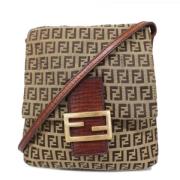 Fendi Vintage Pre-owned Canvas fendi-vskor Brown, Dam