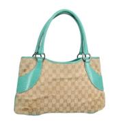 Gucci Vintage Pre-owned Canvas handvskor Beige, Dam