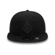 New Era Svart Raiders Monokrom Keps Black, Herr