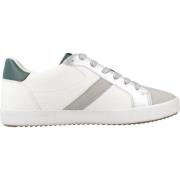 Geox Casual Sneakers med Blommönster White, Dam