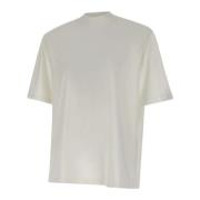 The Attico Vit Bomull Maxi T-shirt, Korta ärmar White, Dam