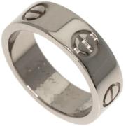 Cartier Vintage Pre-owned Vitt guld ringar Gray, Dam