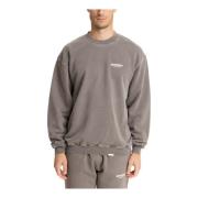 Represent Mönstrad Logosweatshirt för ägarföreningen Gray, Herr