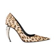 Roberto Cavalli Djurmönster Högklackade Pumps Brown, Dam