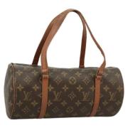 Louis Vuitton Vintage Pre-owned Canvas handvskor Brown, Dam